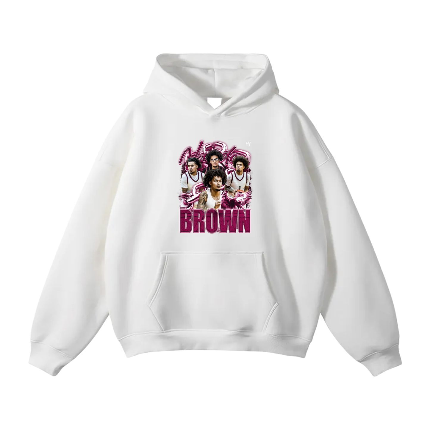 Vander Brown Oversize Fleeced Hoodie