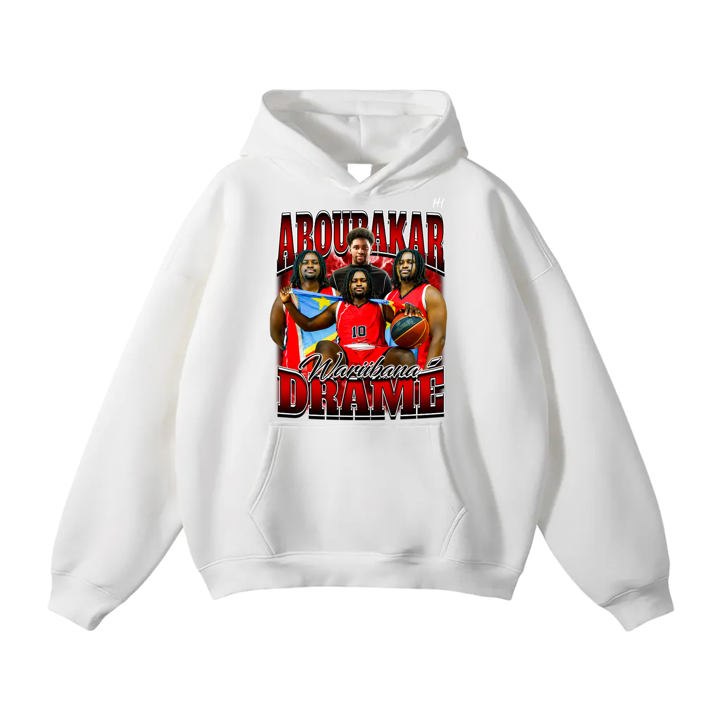 Aboubakar Dramé Oversize Fleeced Hoodie