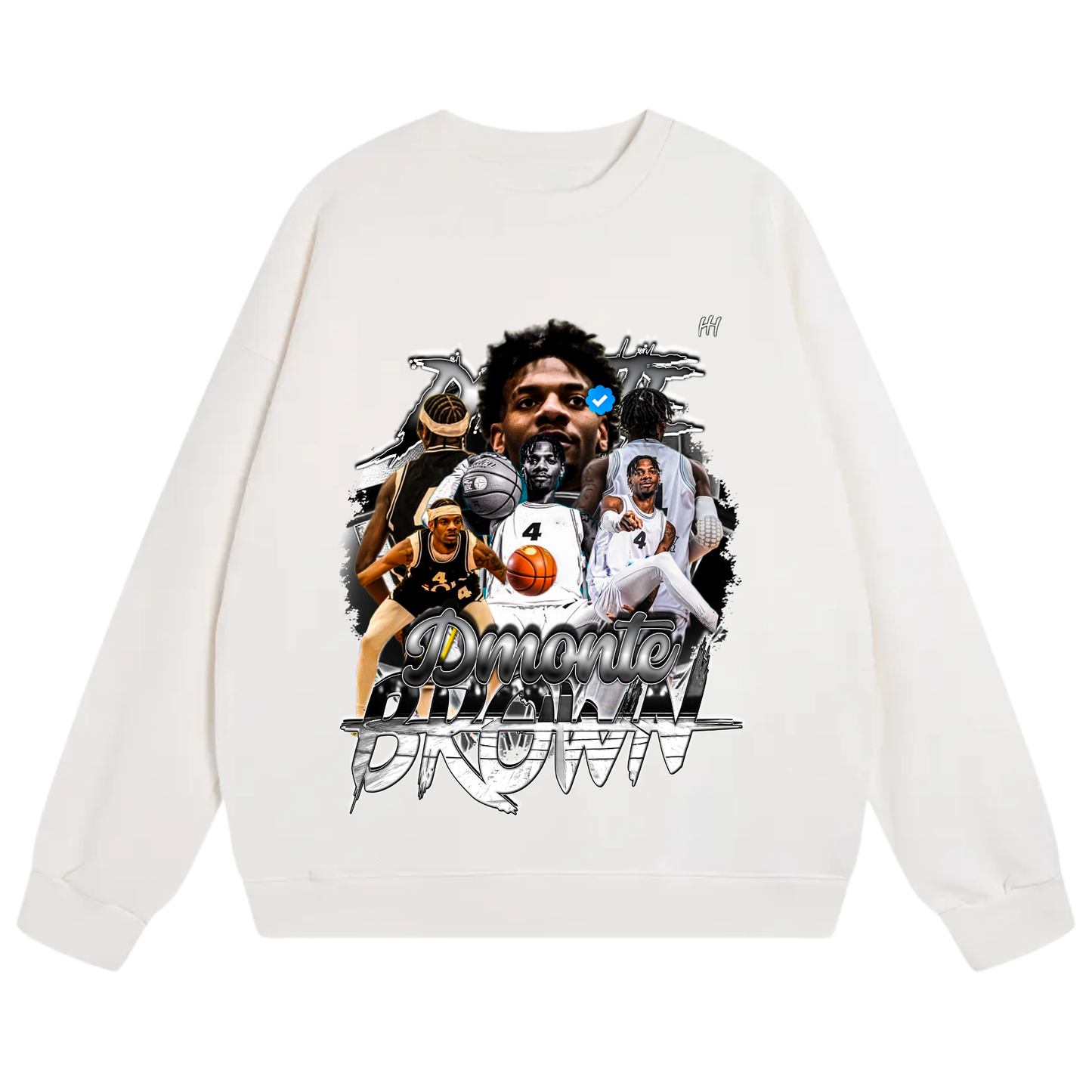 Dmonte Brown Heavyweight Crewneck Sweatshirt