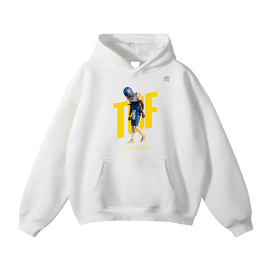 Casey lightfoot Oversize Fleeced Hoodie
