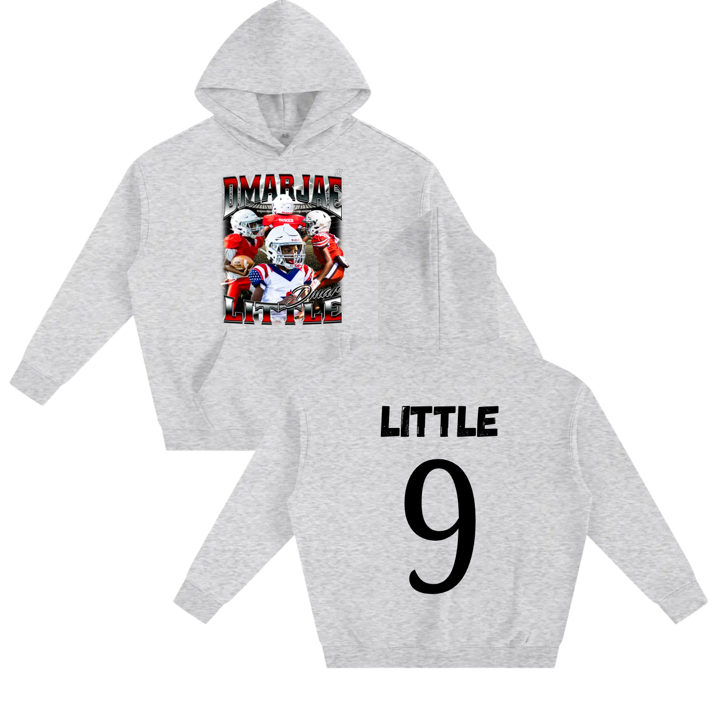 Dmarjae Little Oversize Fleeced Hoodie