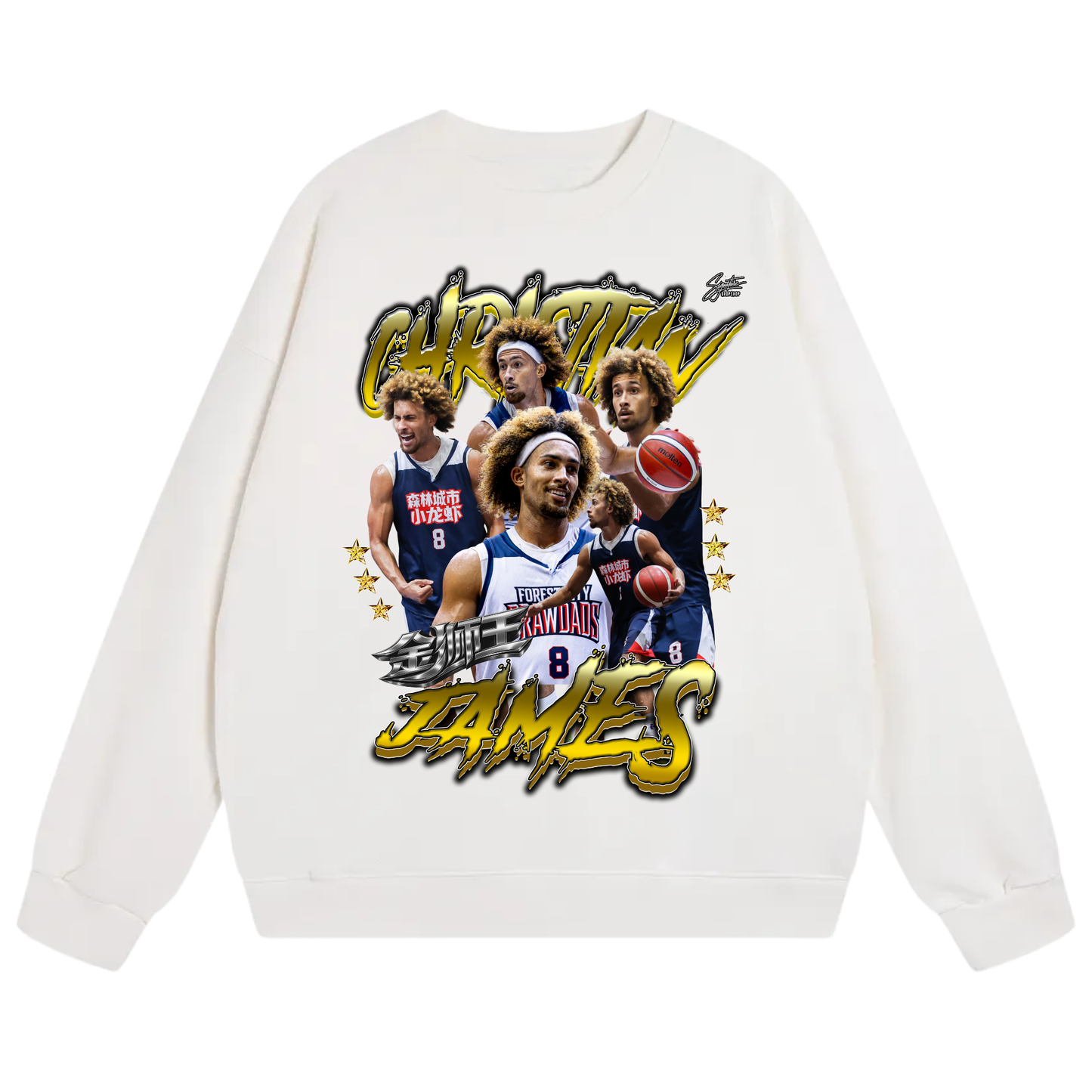 Christian James Heavyweight Crewneck Sweatshirt