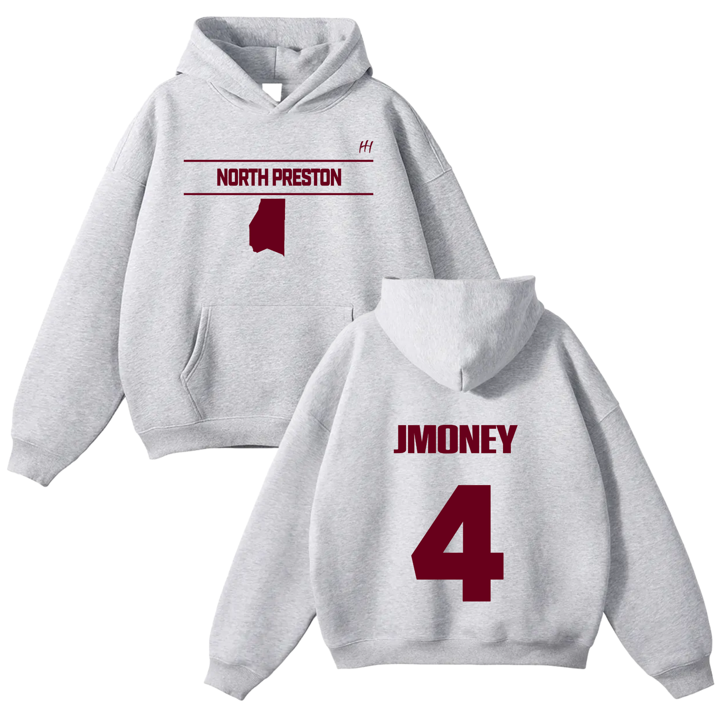 Jashajaun Downey Oversize Fleeced Hoodie