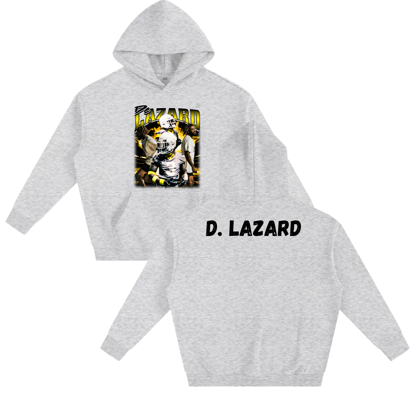 De Lazard Oversize Fleeced Hoodie