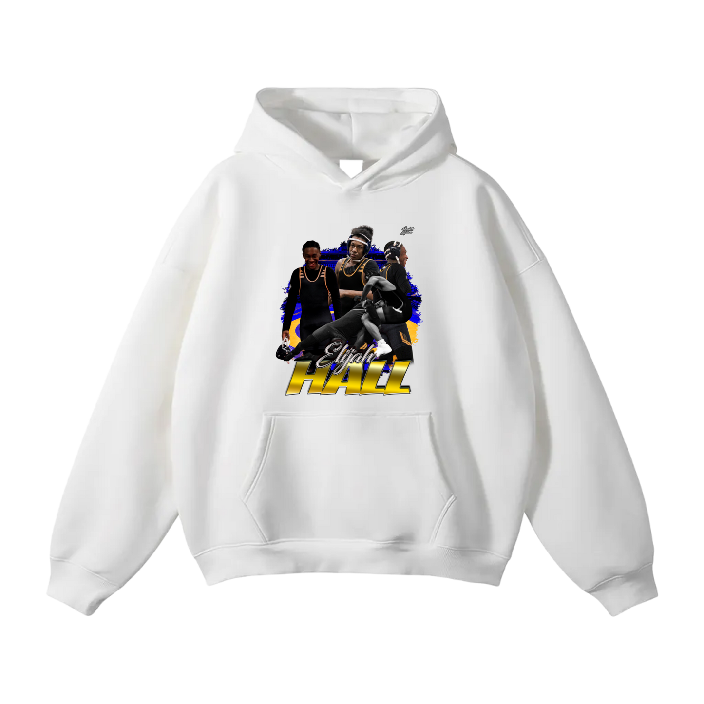 Elijah Hall Oversize Fleeced Hoodie