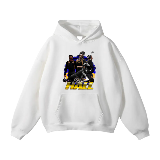 Elijah Hall Oversize Fleeced Hoodie