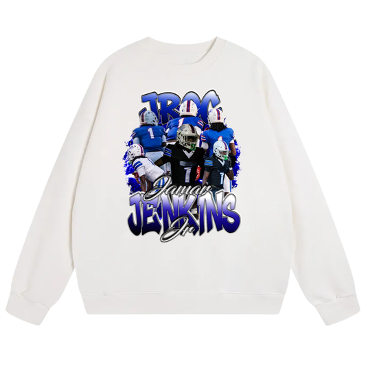 Jamar Jenkins Jr Heavyweight Crewneck Sweatshirt
