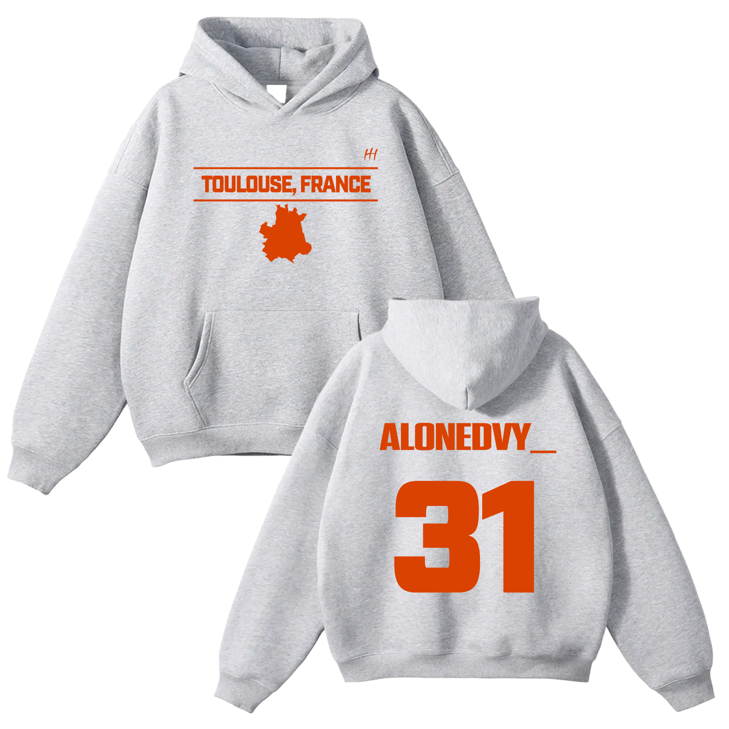 Davy Coffie Oversize Fleeced Hoodie