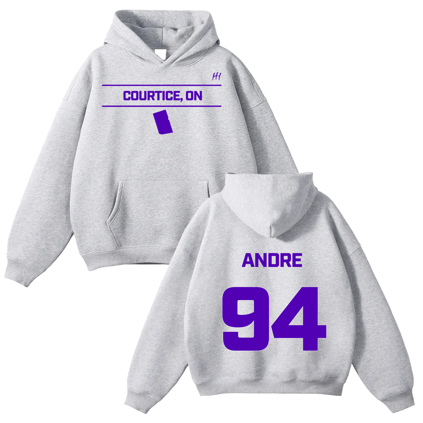 Andre Bute Oversize Fleeced Hoodie