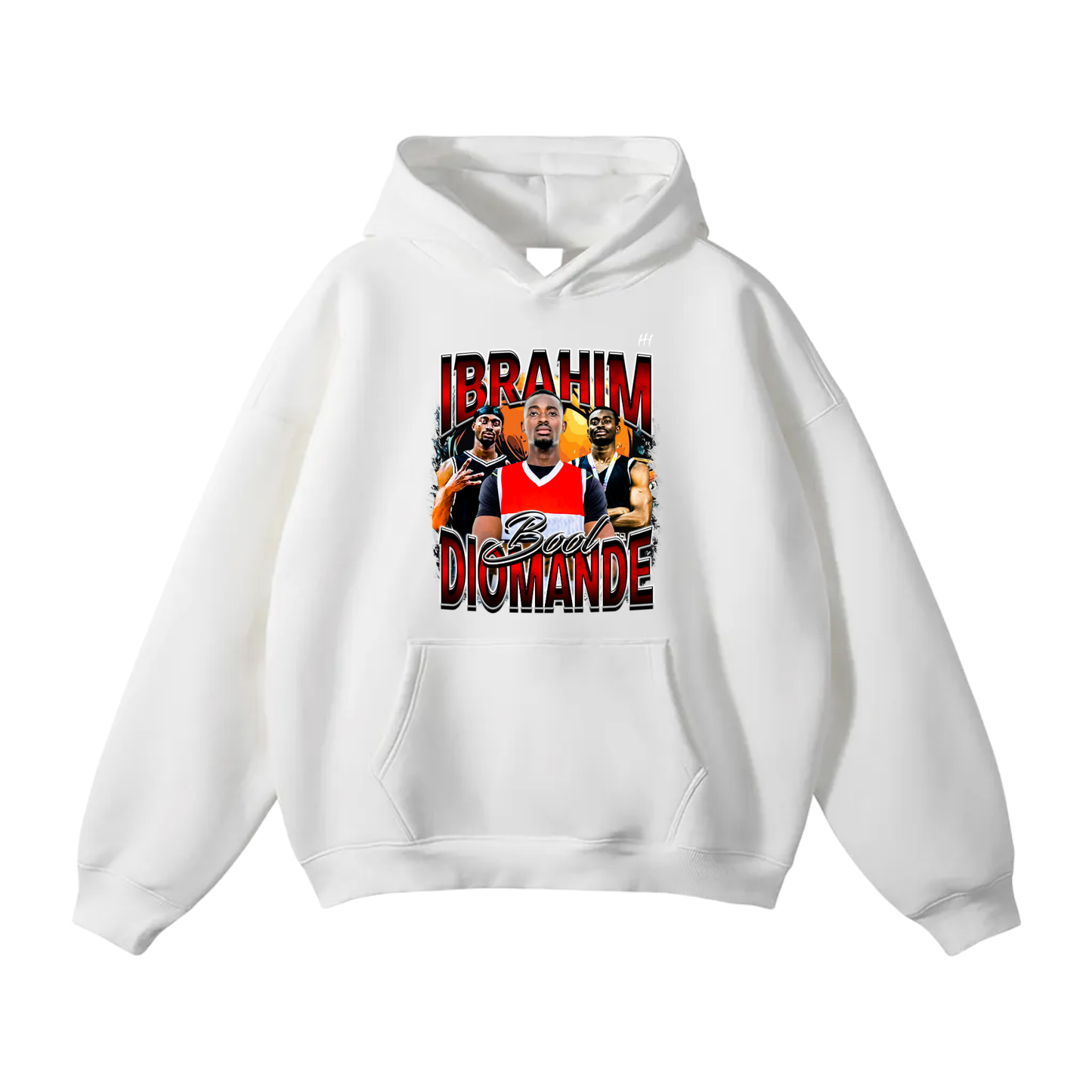 Ibrahim Diomande Oversize Fleeced Hoodie