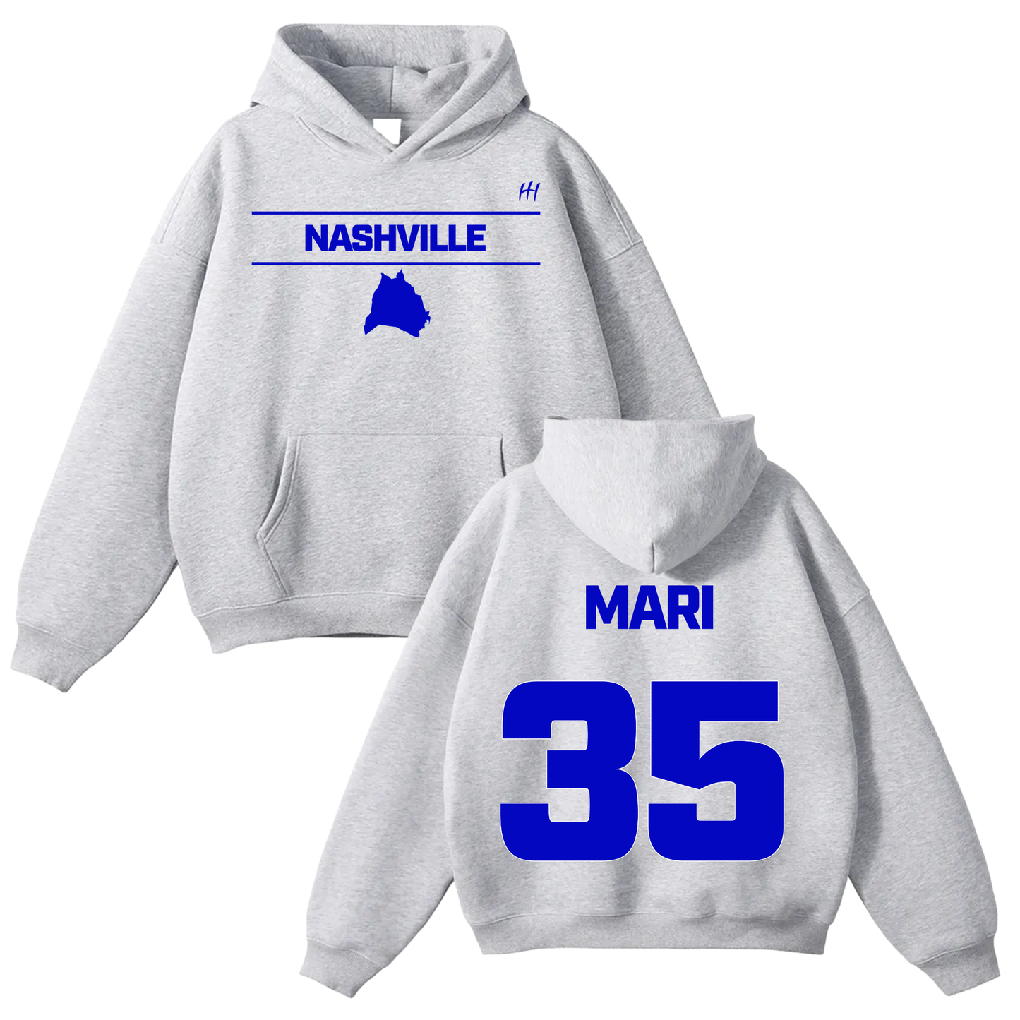 Camari Leach Oversize Fleeced Hoodie