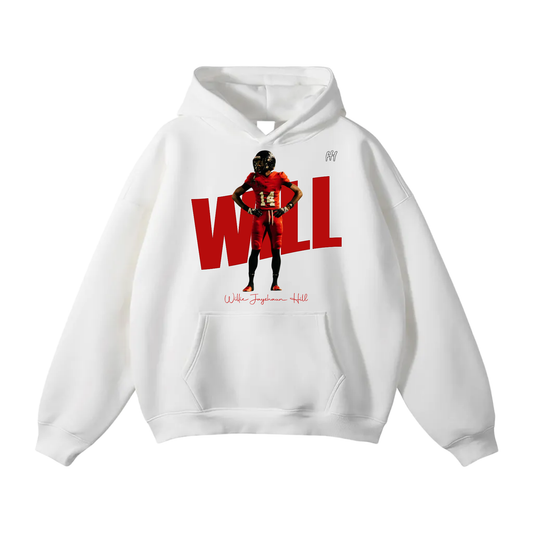 Willie Jayshaun Hill Oversize Fleeced Hoodie