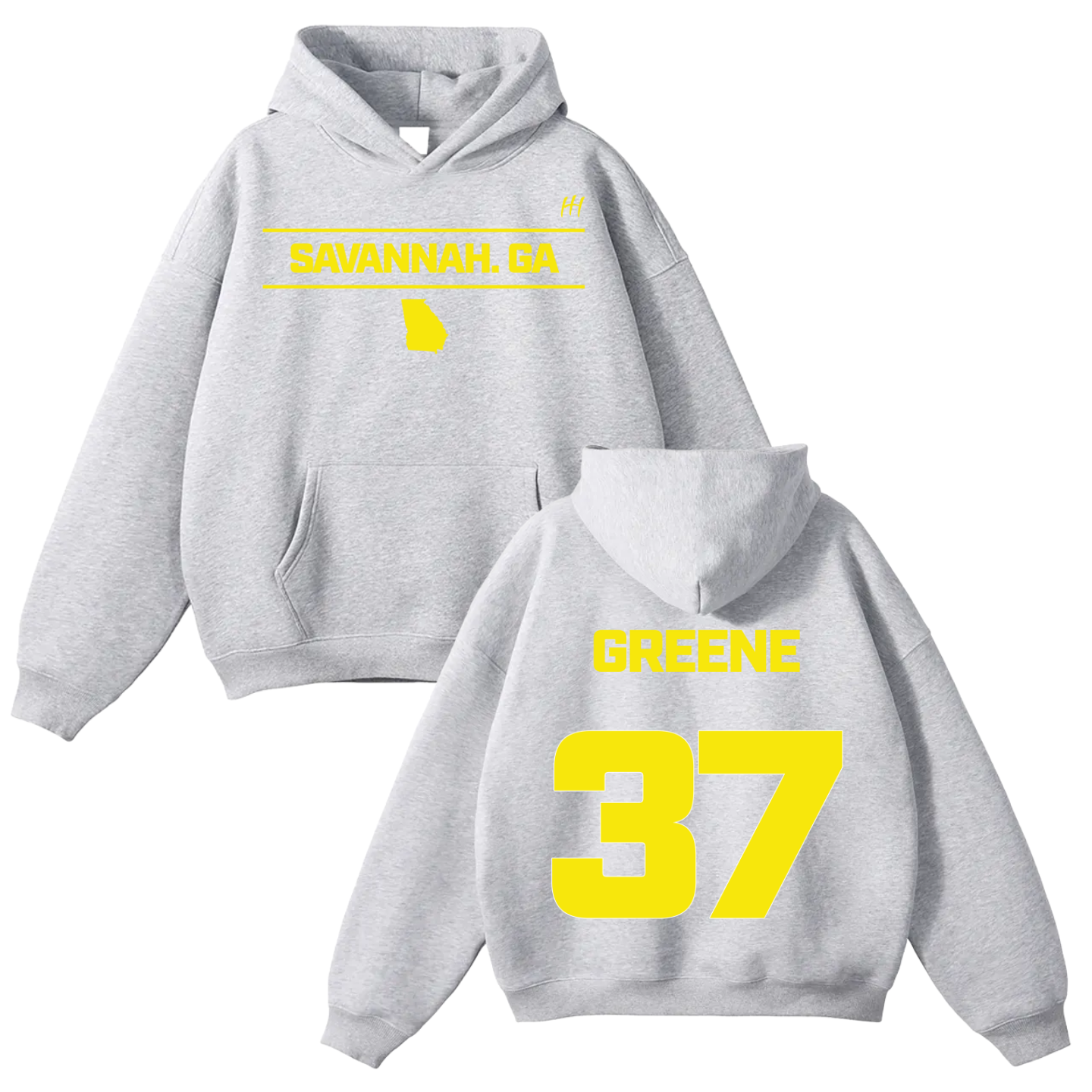 DaMonte K. Greene Oversize Fleeced Hoodie