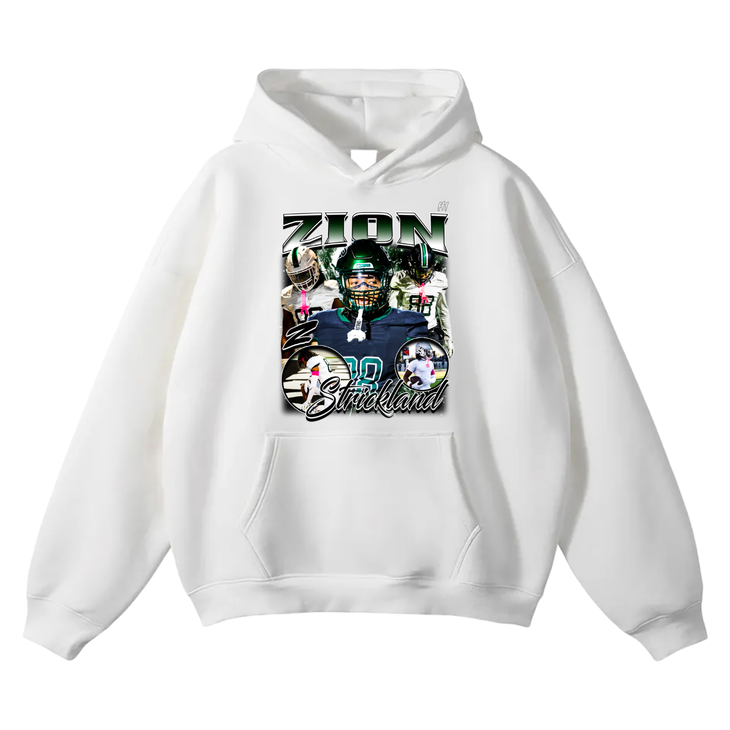 Zion Strickland Oversize Fleeced Hoodie