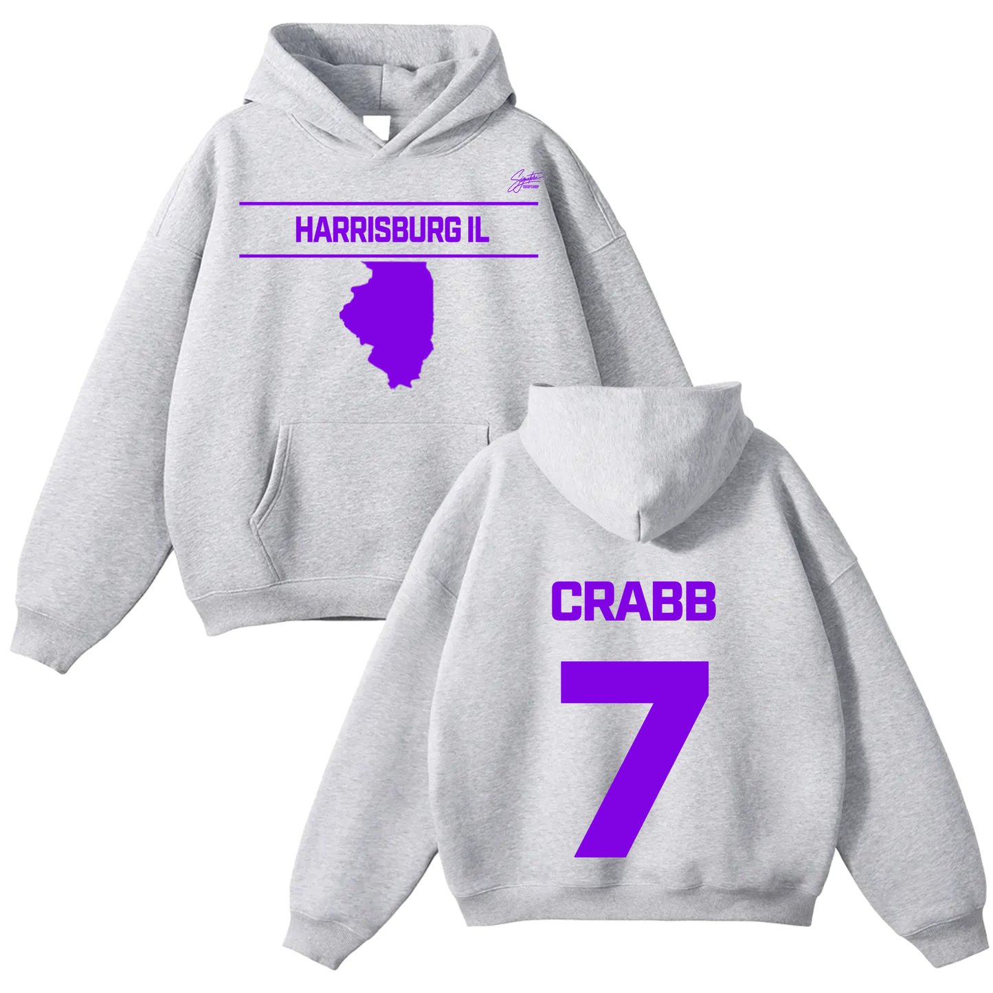 Ian Crabb Oversize Fleeced Hoodie