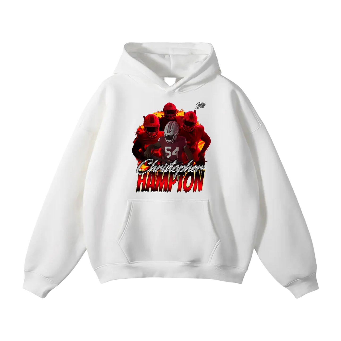 Christopher Hampton Oversize Fleeced Hoodie