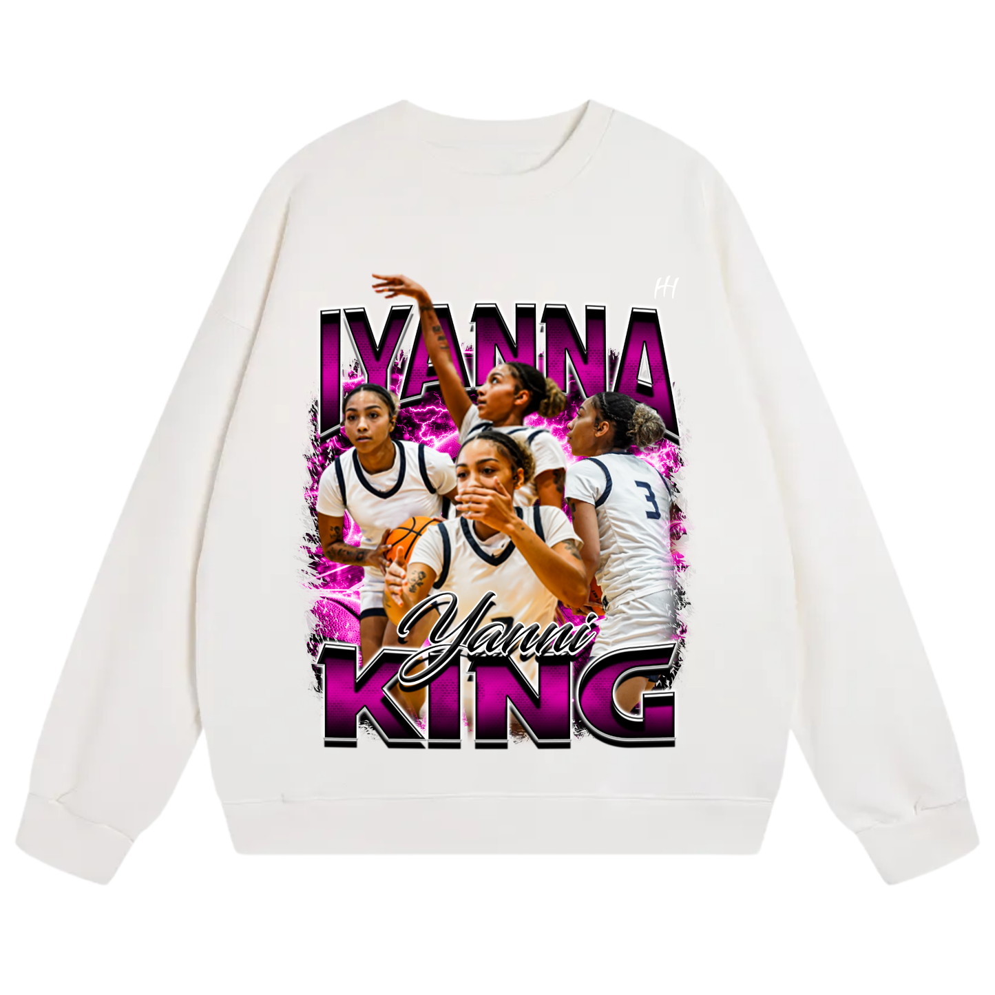 Iyanna king Heavyweight Crewneck Sweatshirt