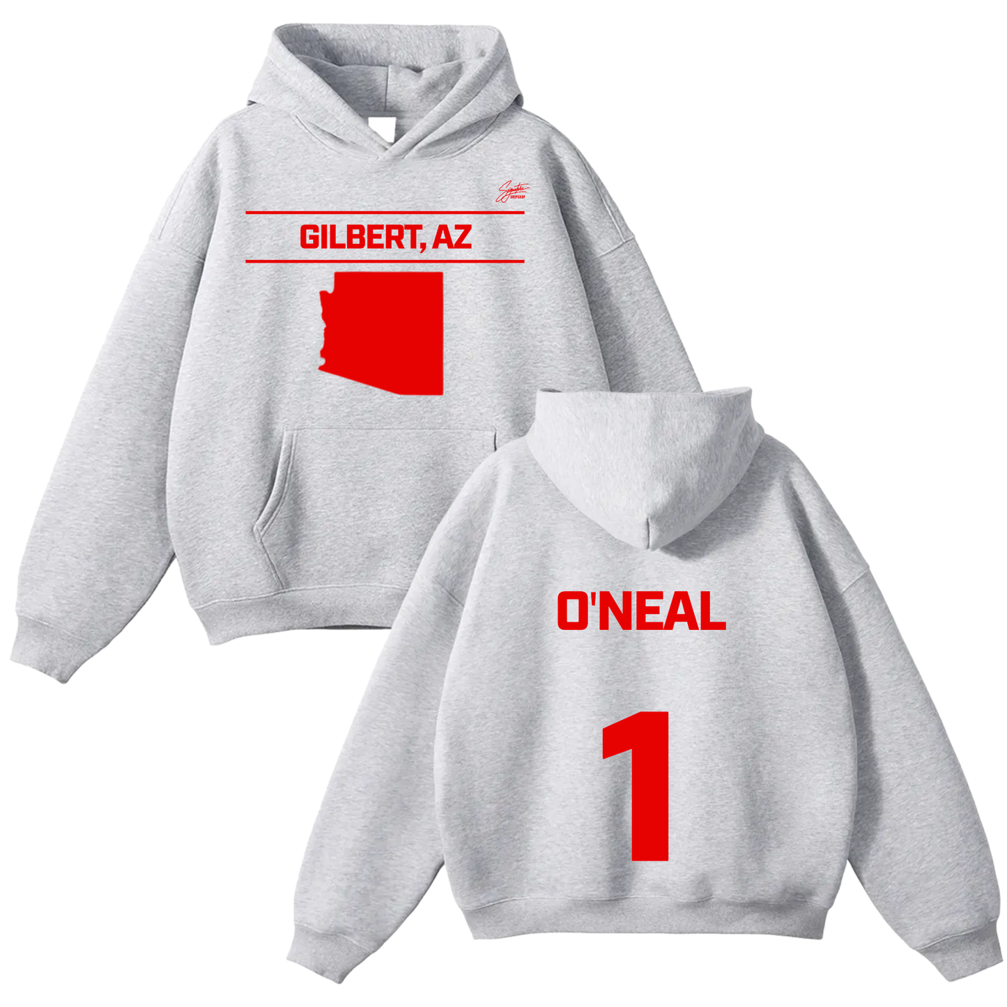 Jaxson O'Neal Oversize Fleeced Hoodie