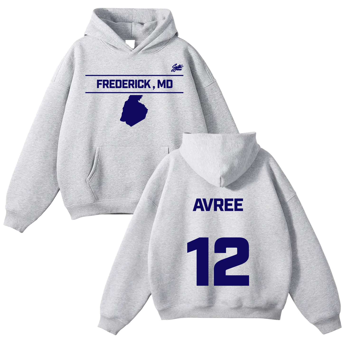 Avree Harris Oversize Fleeced Hoodie
