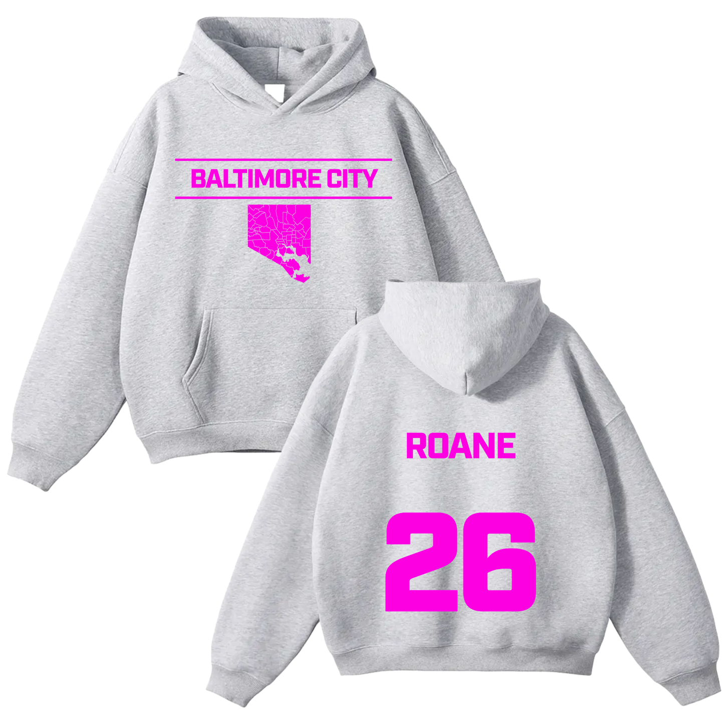 Gabrielle Roane Oversize Fleeced Hoodie