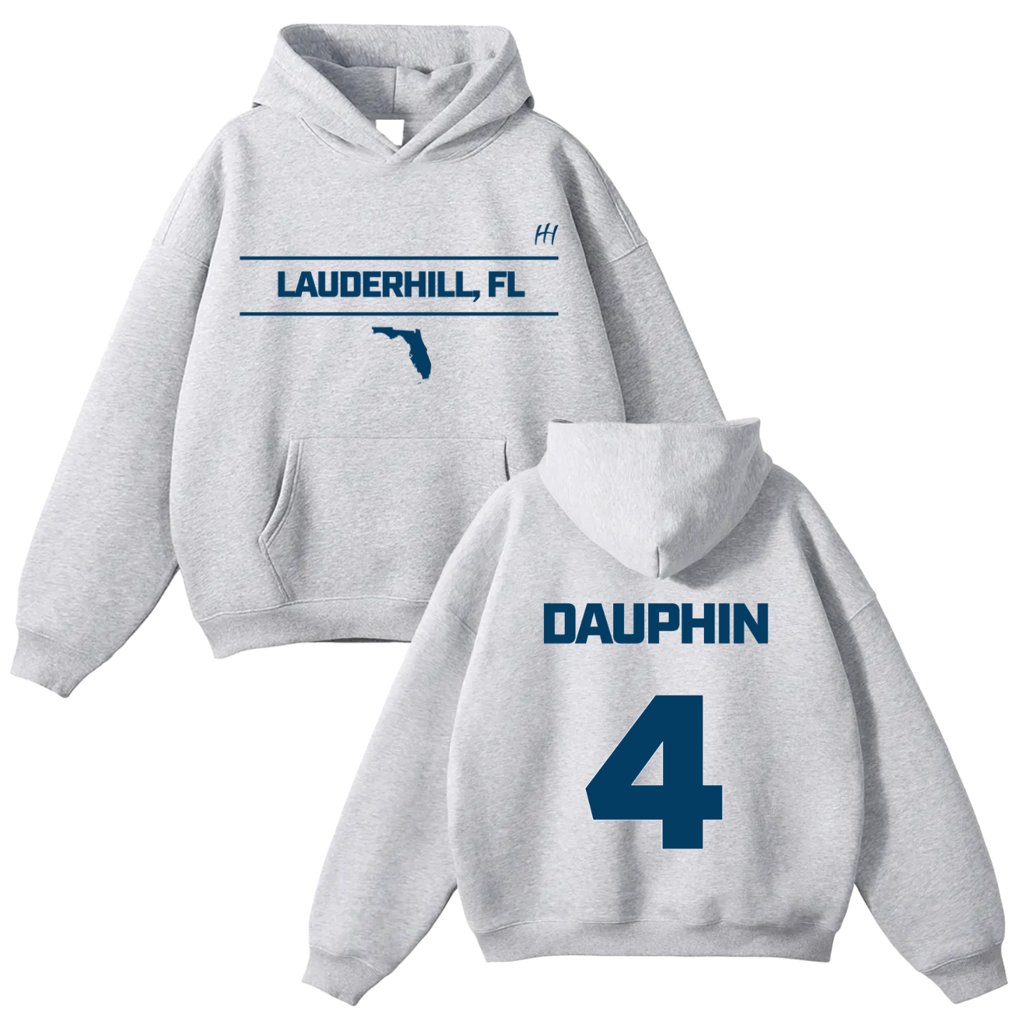 Akeem Dauphin Oversize Fleeced Hoodie