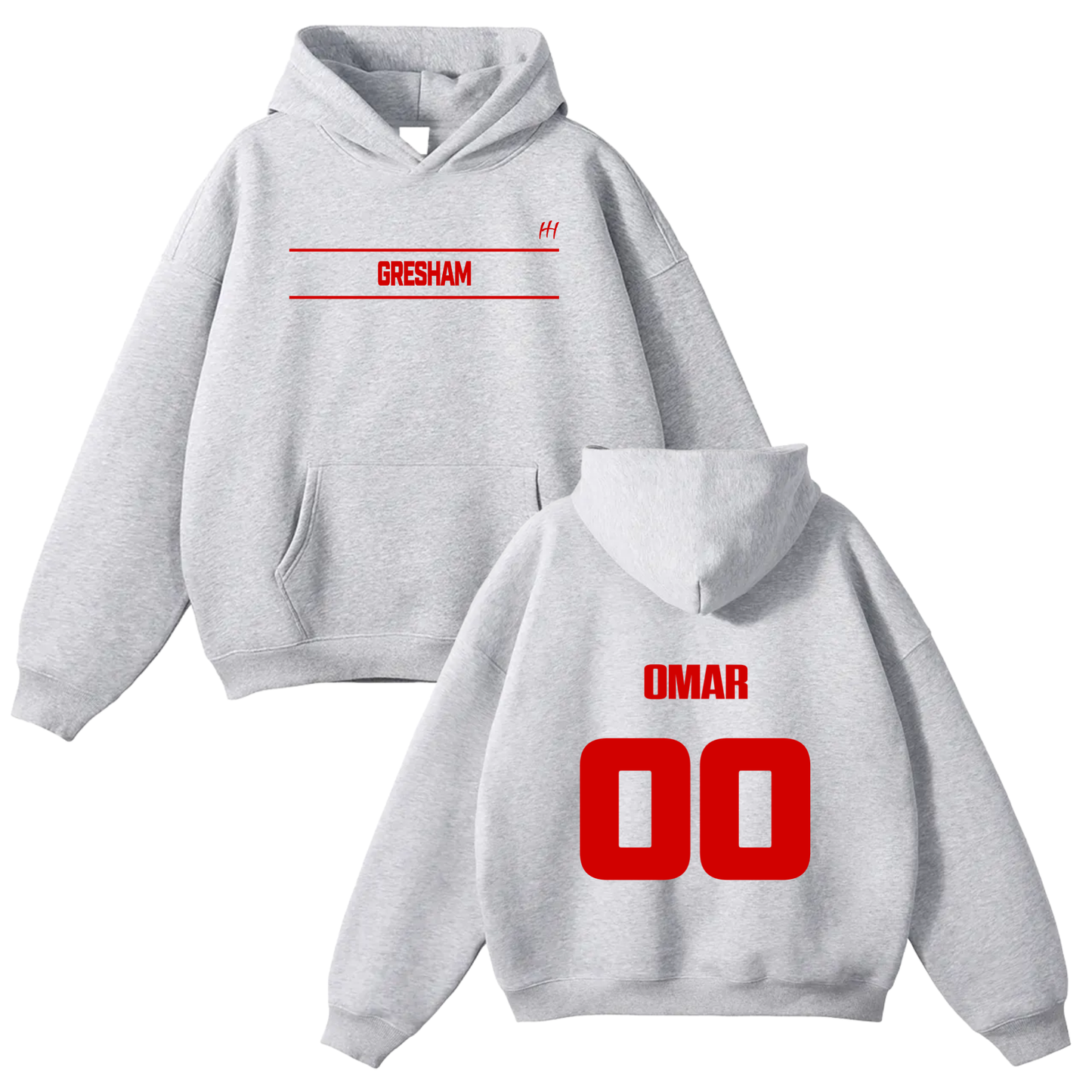 Omar Alghazawi Oversize Fleeced Hoodie