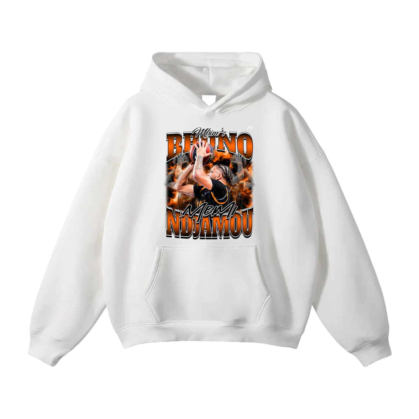 Bruno Mbimi Ndjamou Oversize Fleeced Hoodie