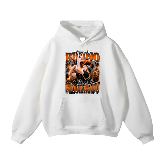 Bruno Mbimi Ndjamou Oversize Fleeced Hoodie