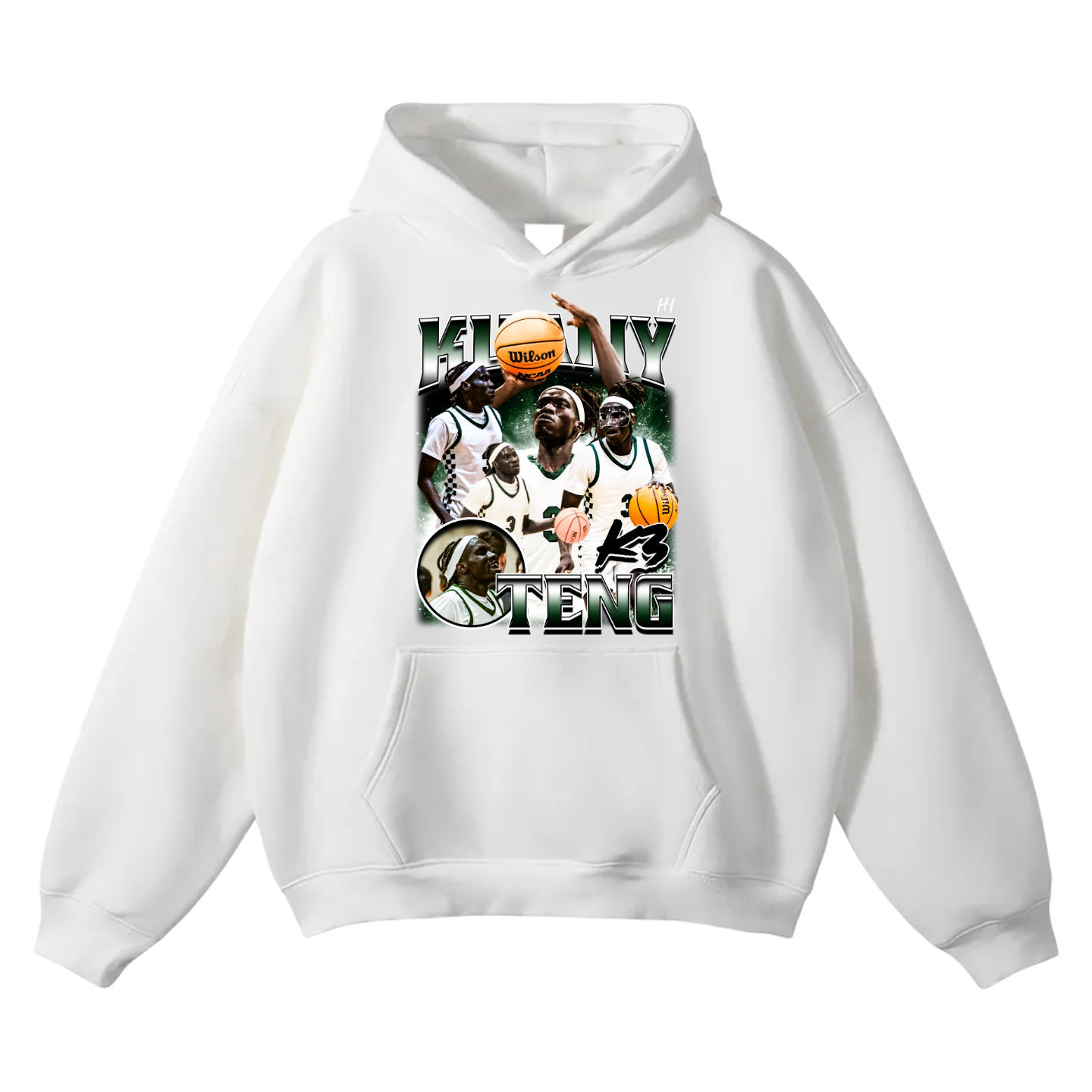Kuany Teng Oversize Fleeced Hoodie