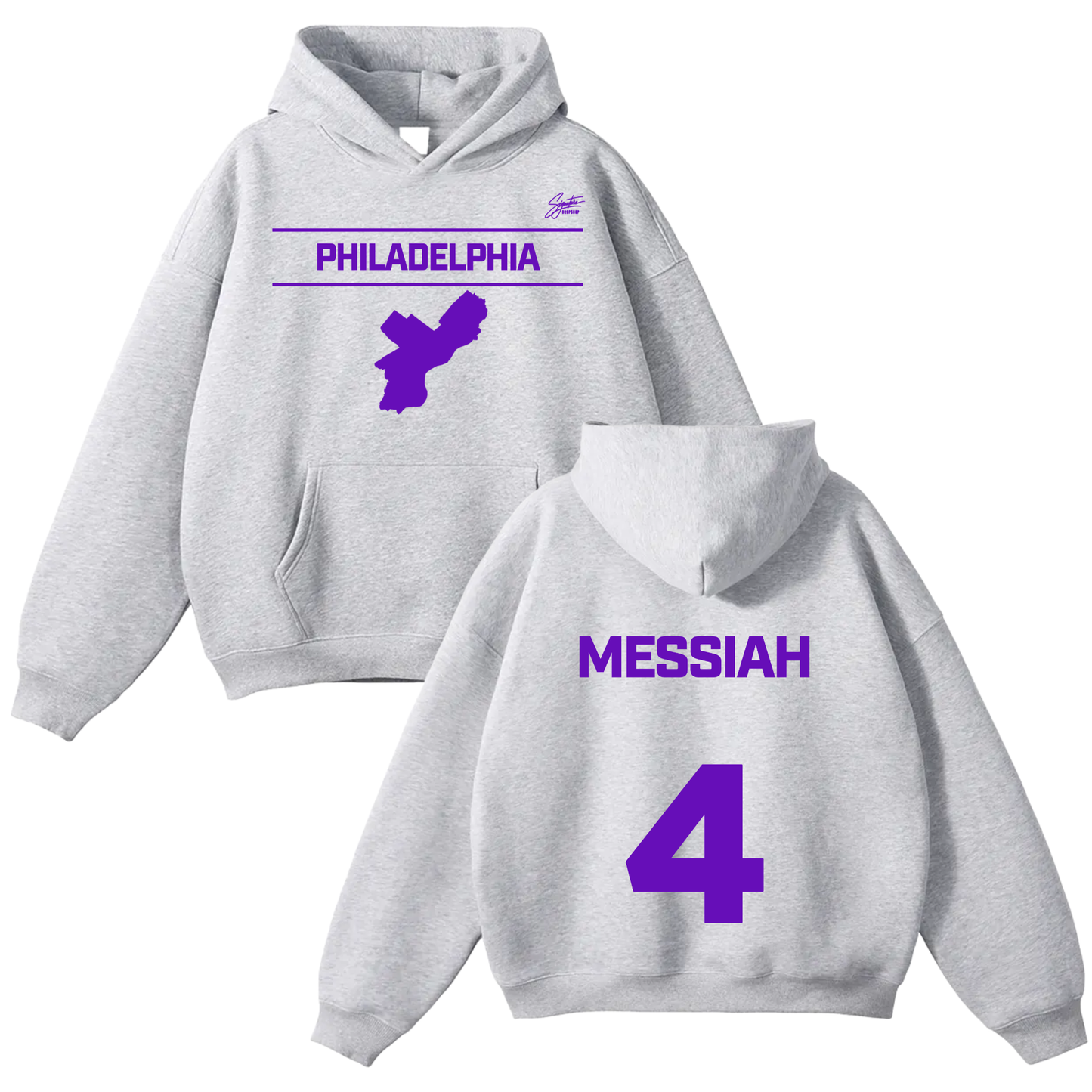 Messiah Hargrove Oversize Fleeced Hoodie