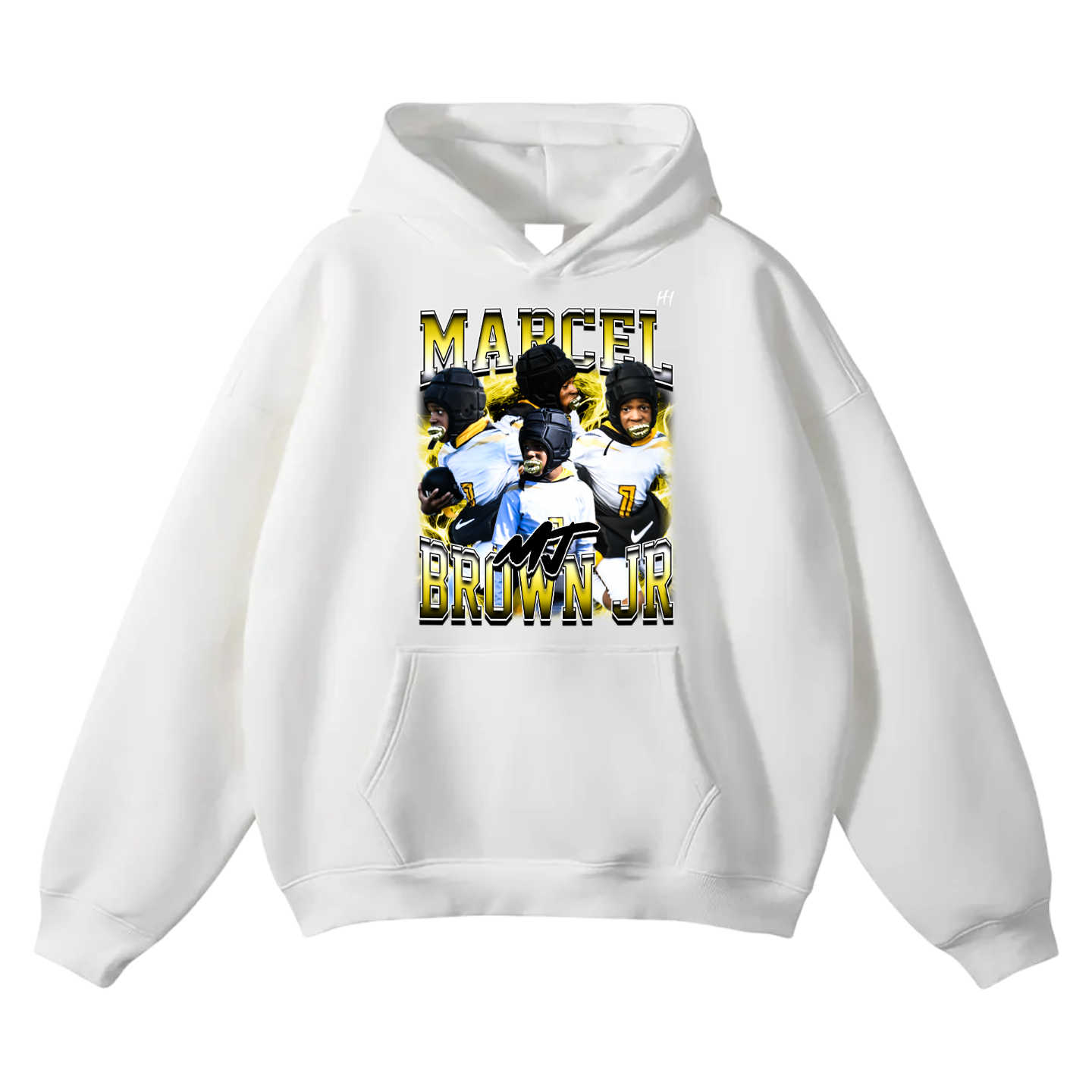 Marcel Brown Jr Oversize Fleeced Hoodie