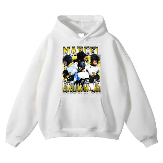 Marcel Brown Jr Oversize Fleeced Hoodie