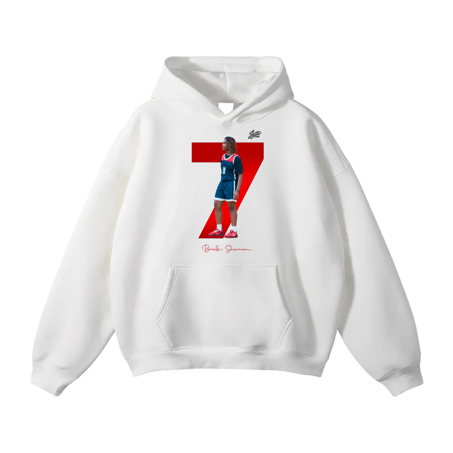 Brielle Sherman Oversize Fleeced Hoodie
