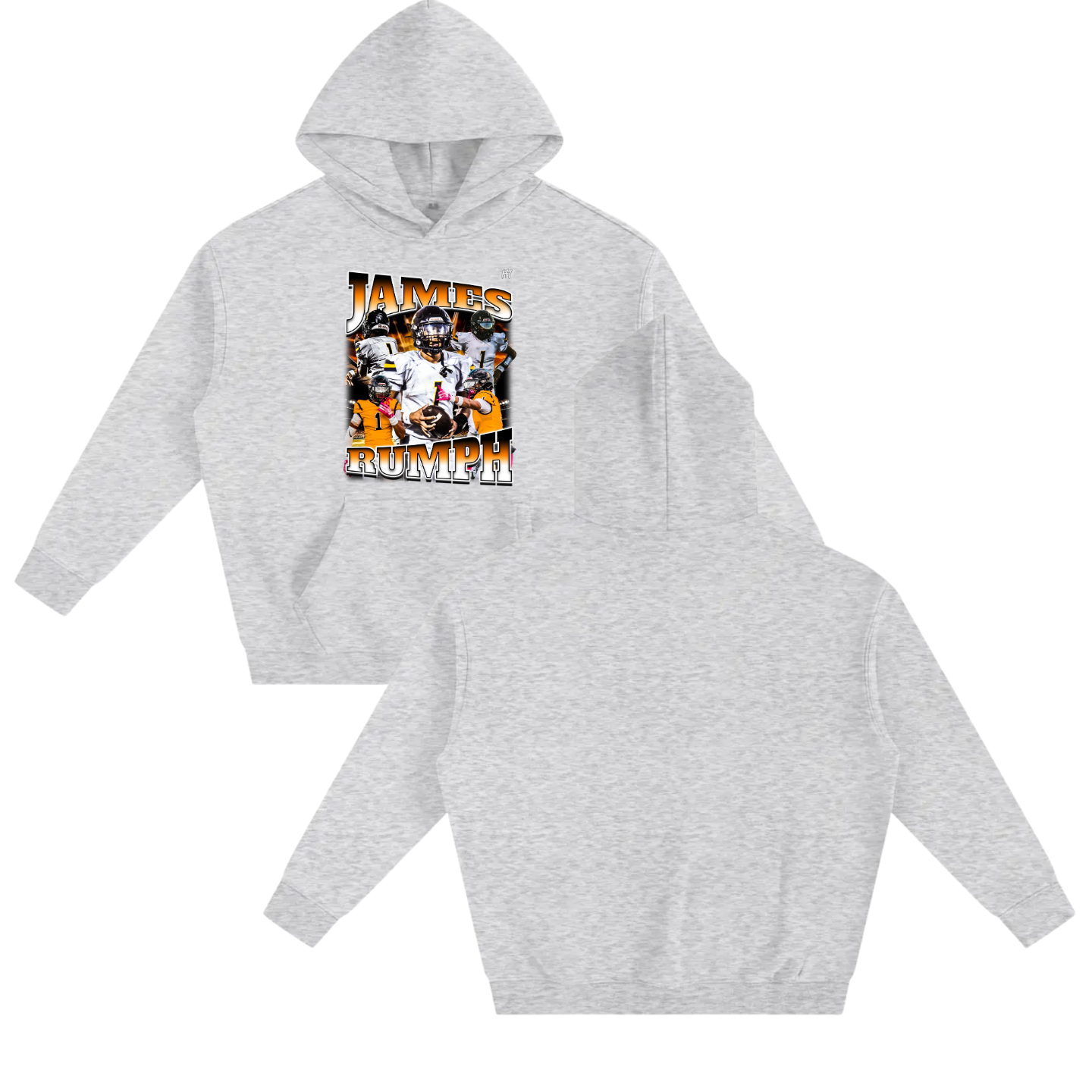 James Rumph Oversize Fleeced Hoodie