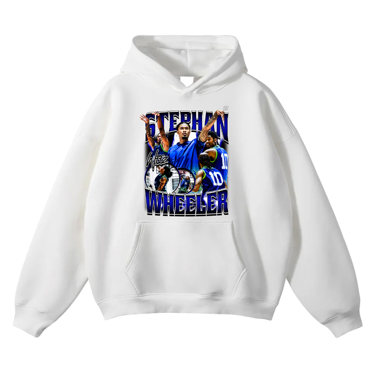 Stephan Wheeler Oversize Fleeced Hoodie