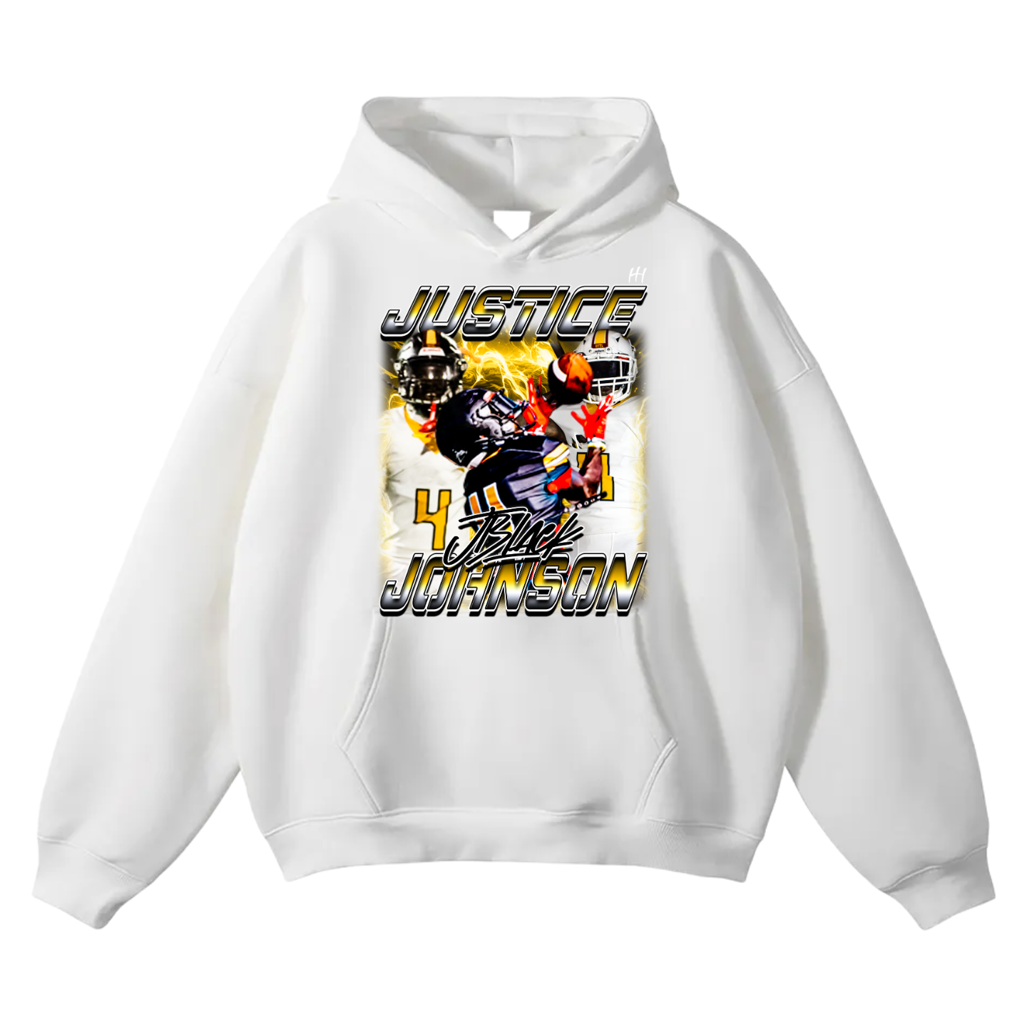 Justice Johnson Oversize Fleeced Hoodie