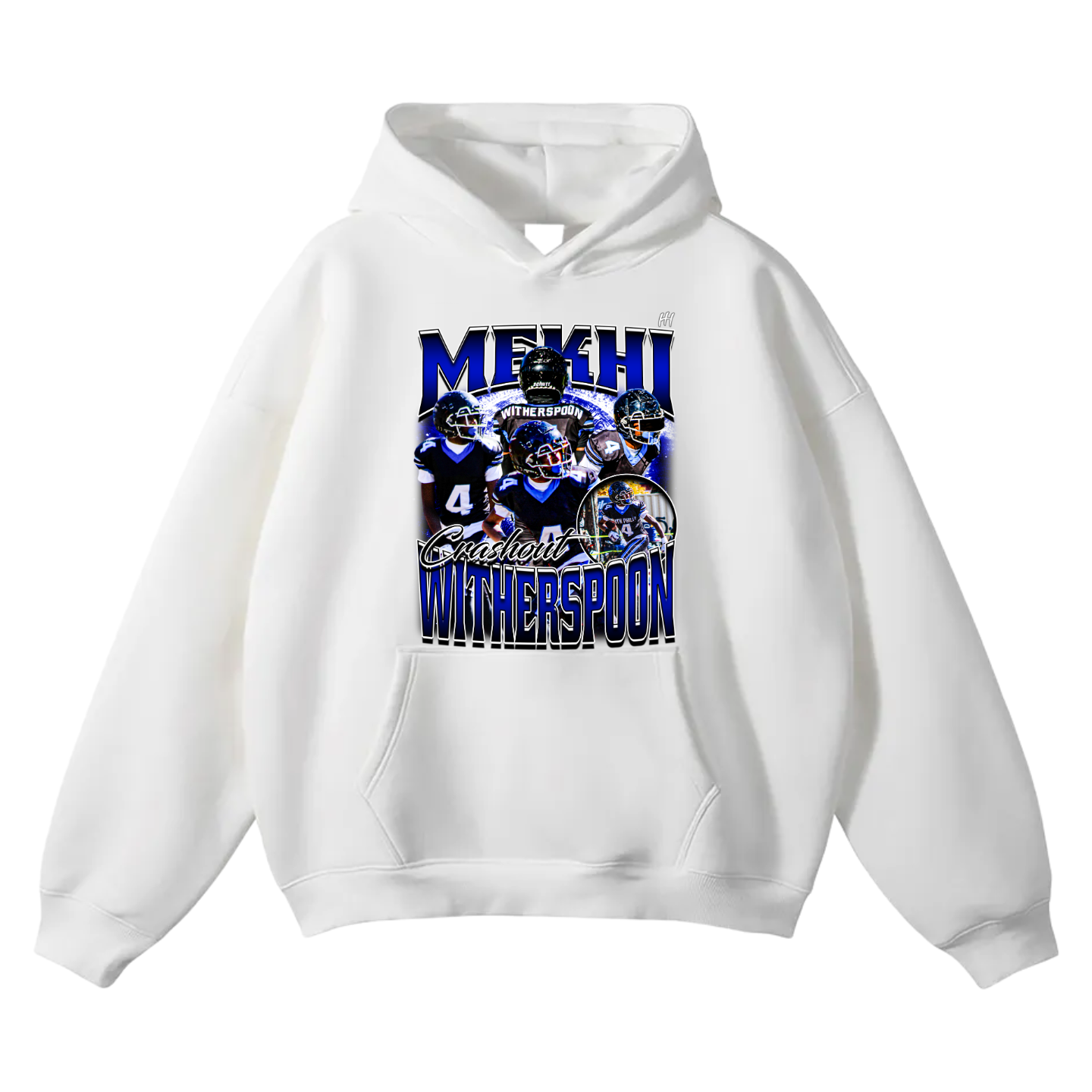 Mekhi Witherspoon 2 Oversize Fleeced Hoodie