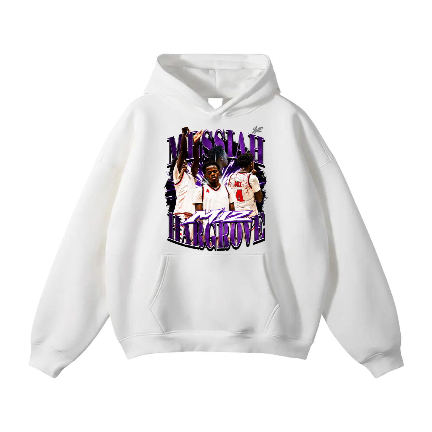 Messiah Hargrove Oversize Fleeced Hoodie