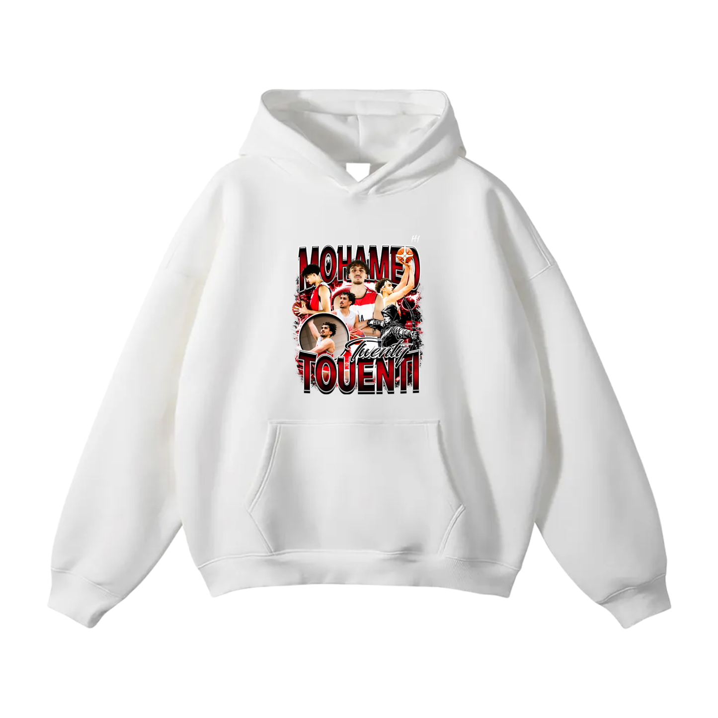 Mohamed Touenti Oversize Fleeced Hoodie