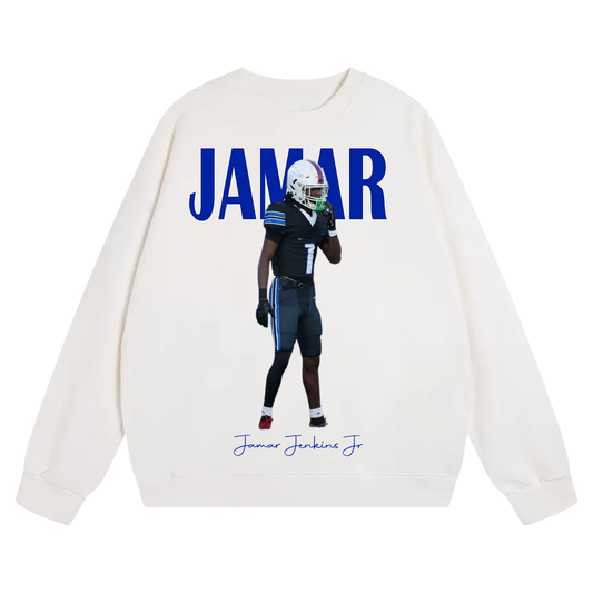 Jamar Jenkins Jr Heavyweight Crewneck Sweatshirt