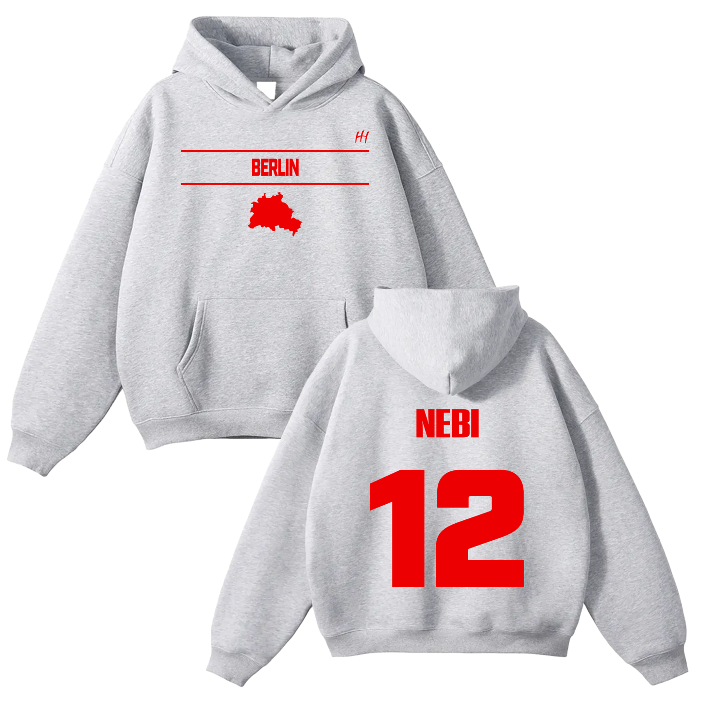 Nebi Başkan Oversize Fleeced Hoodie