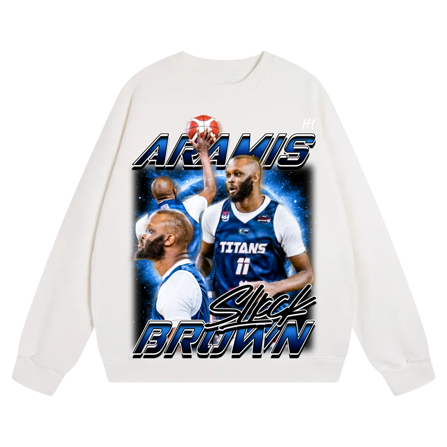 Aramis Brown Heavyweight Crewneck Sweatshirt