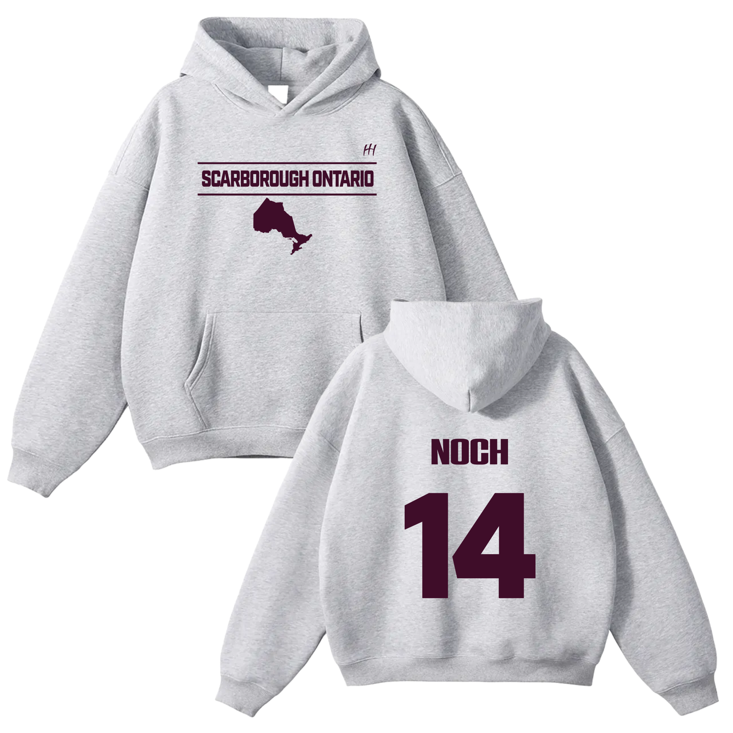 Onochie Amuta Oversize Fleeced Hoodie