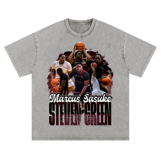 Marcus Sasuke-Steven Green Oversize T-shirt
