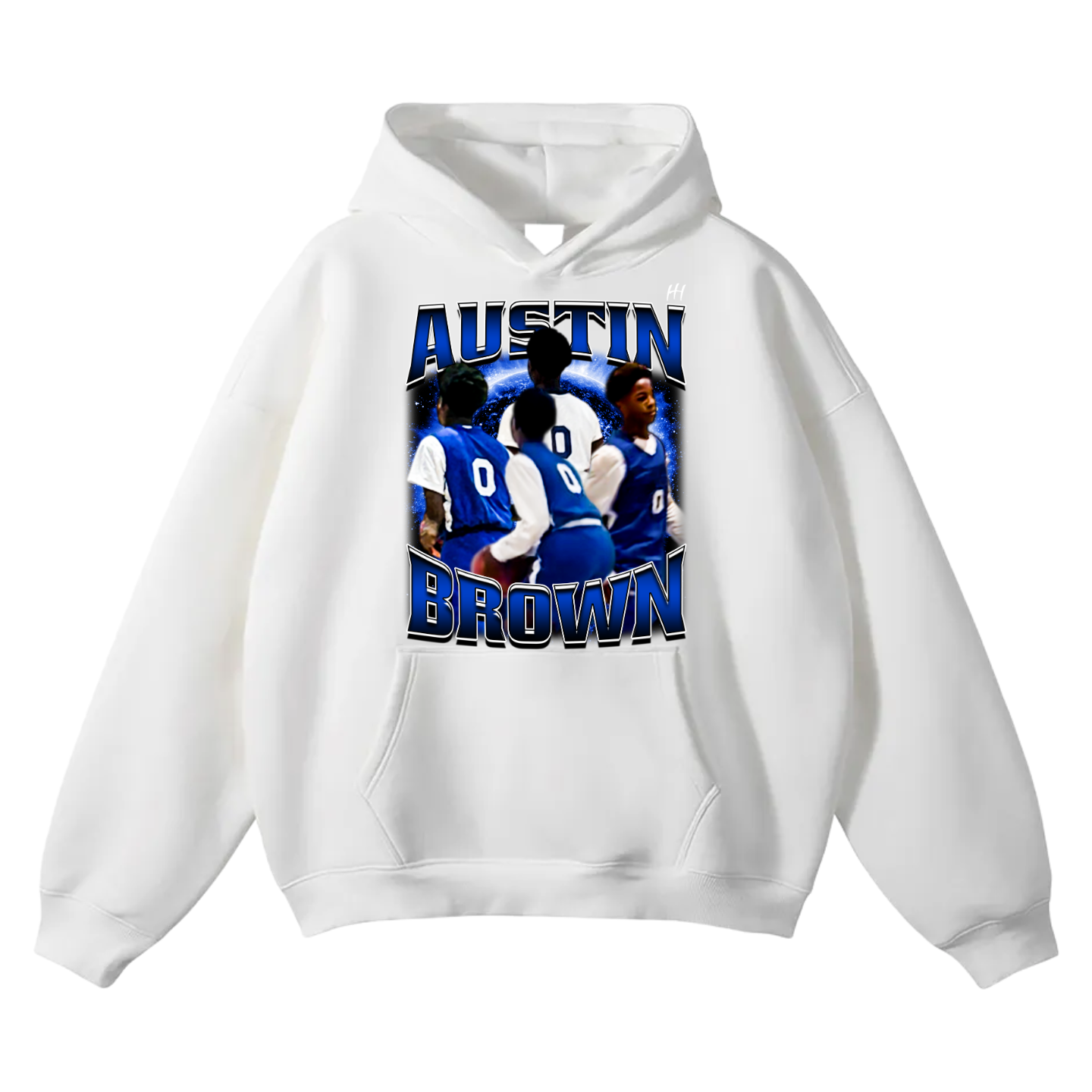 Austin Brown Oversize Fleeced Hoodie