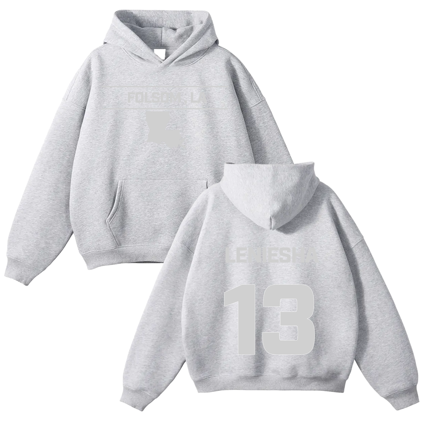 Leniesha Burris Oversize Fleeced Hoodie