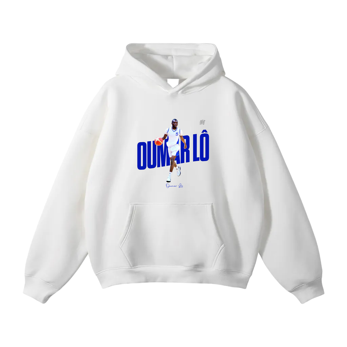 Oumar Lô Oversize Fleeced Hoodie