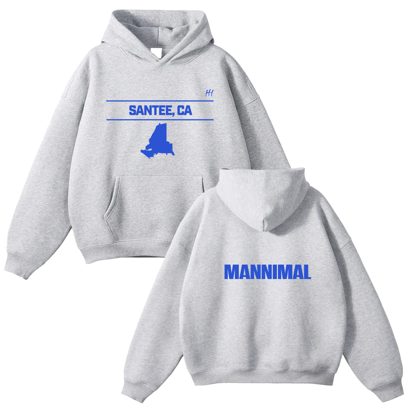Logan Mann Oversize Fleeced Hoodie