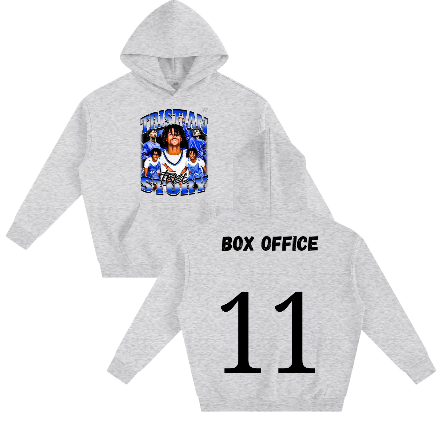 Tristian story Oversize Fleeced Hoodie