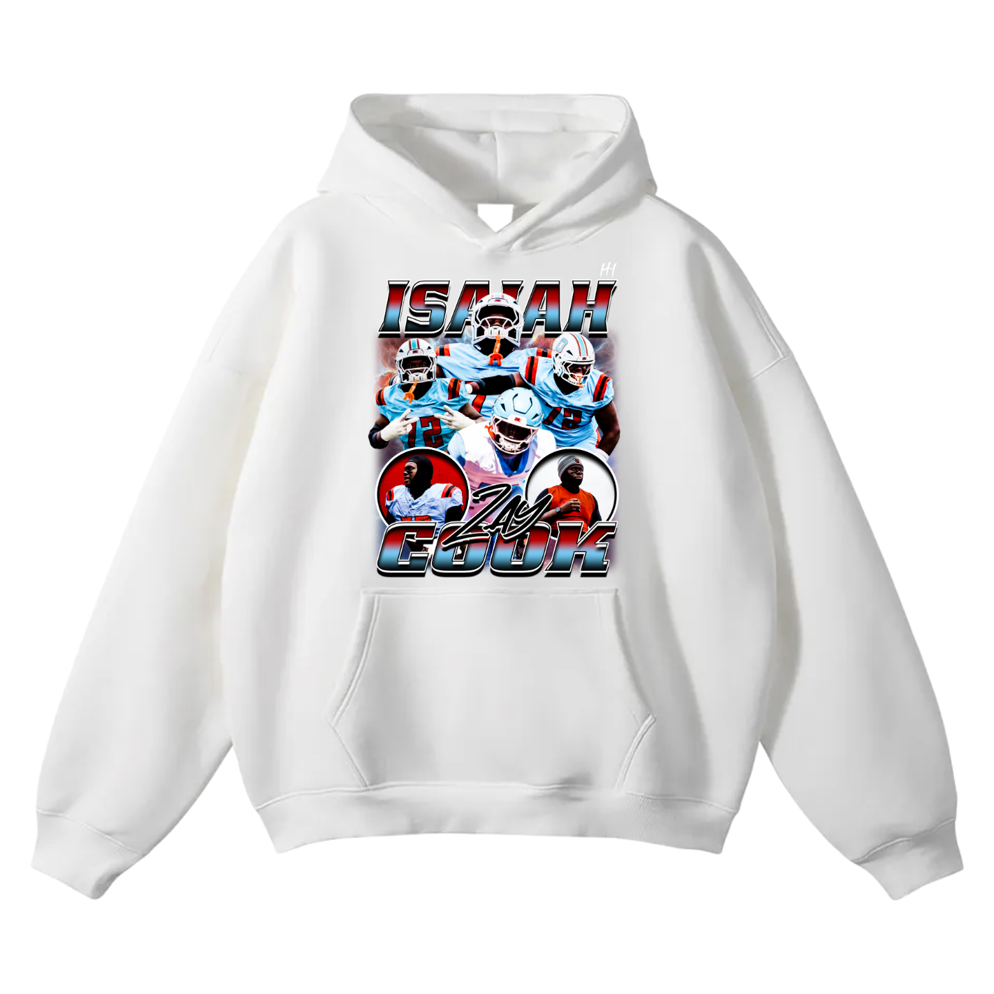 Isaiah Cook Oversize Fleeced Hoodie